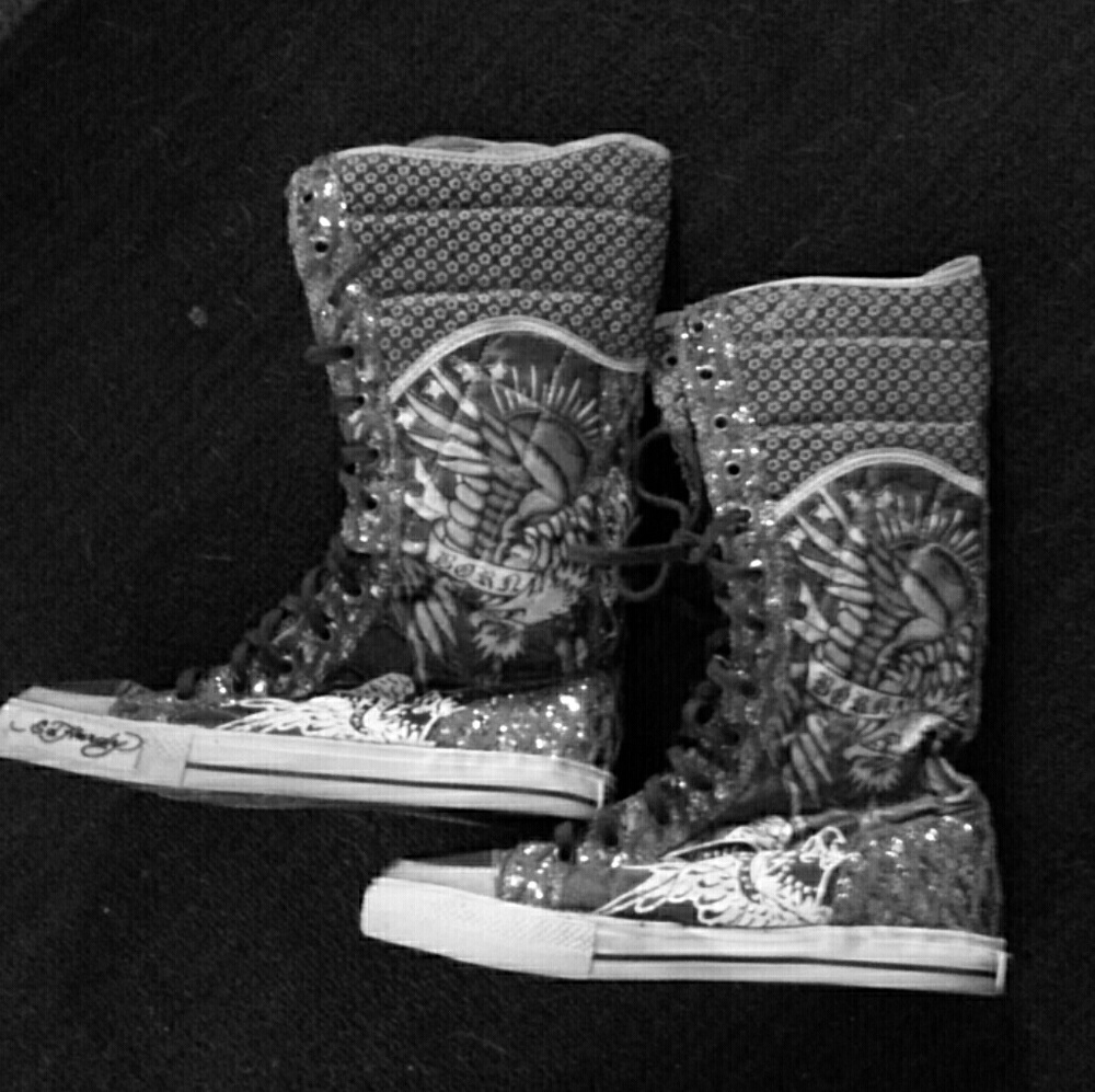 Ed Hardy high tops